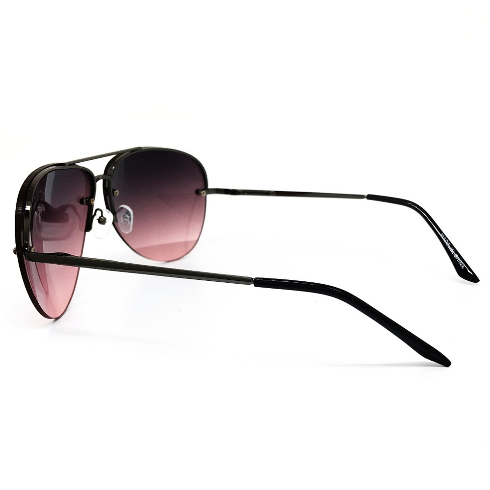 O2 Eyewear 3111 Rimless Aviator Sunglasses (PR) - Picture 5 of 8